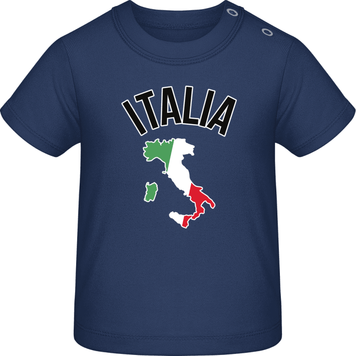 Italia Map Baby T-Shirt contain pic