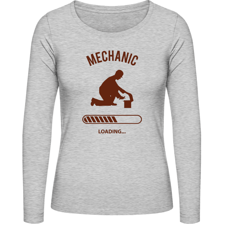 Mechanic Loading Kvinnor långärmad skjorta contain pic