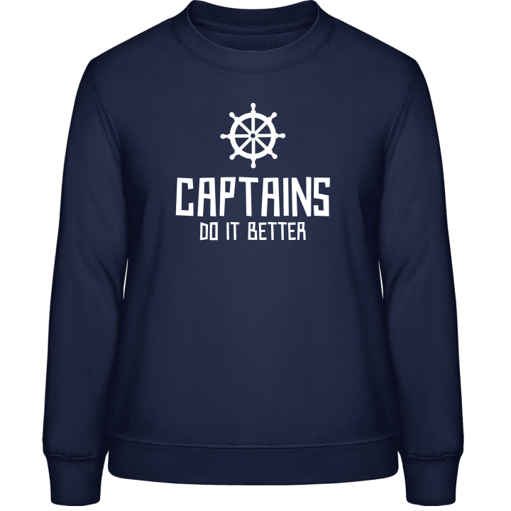 Captains Do It Better Frauen Sweatshirt contain pic