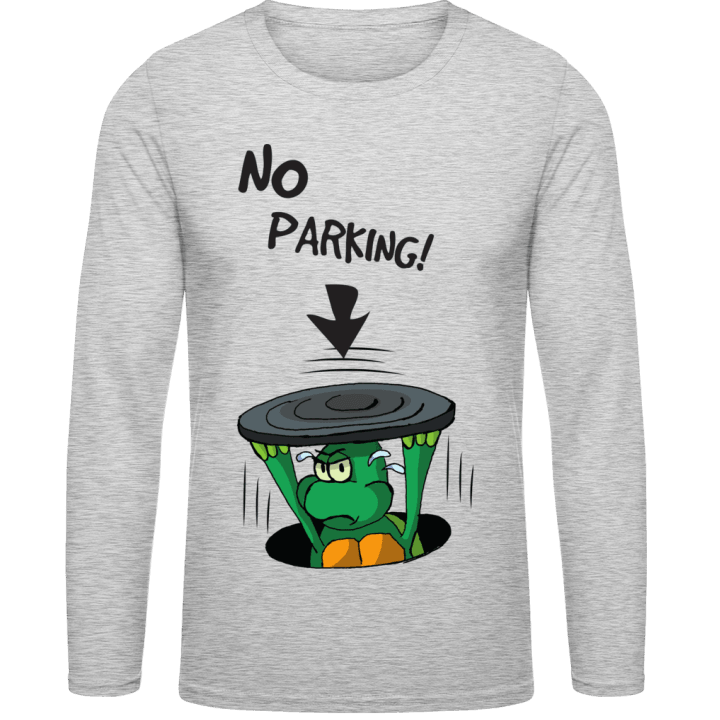 No Parking Turtle Comic Langermet skjorte contain pic