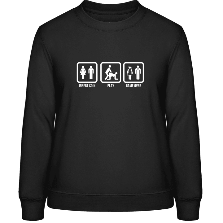 Insert Coin Play Game Over Vrouwen Sweatshirt contain pic