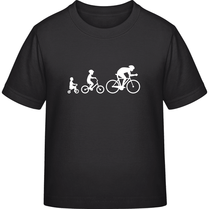 Evolution Of A Cyclist T-shirt til børn 0 image