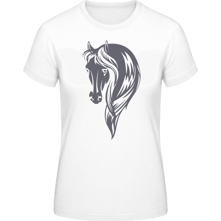 Horse Head Stylish T-shirt för kvinnor 0 image