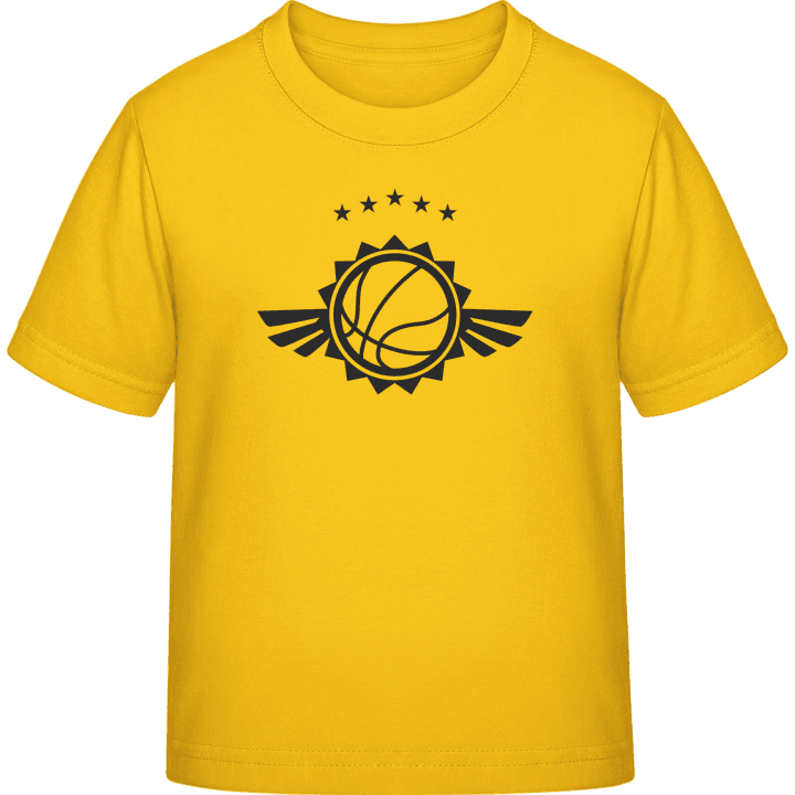 Basketball Winged Symbol T-shirt för barn contain pic