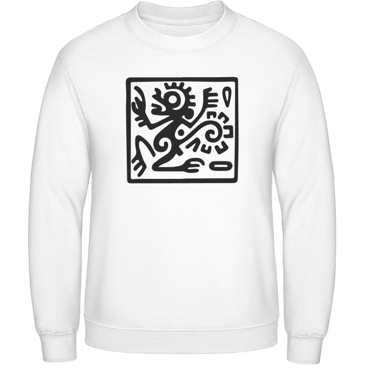 Maya Hieroglyph Monkey Sweatshirt 0 image