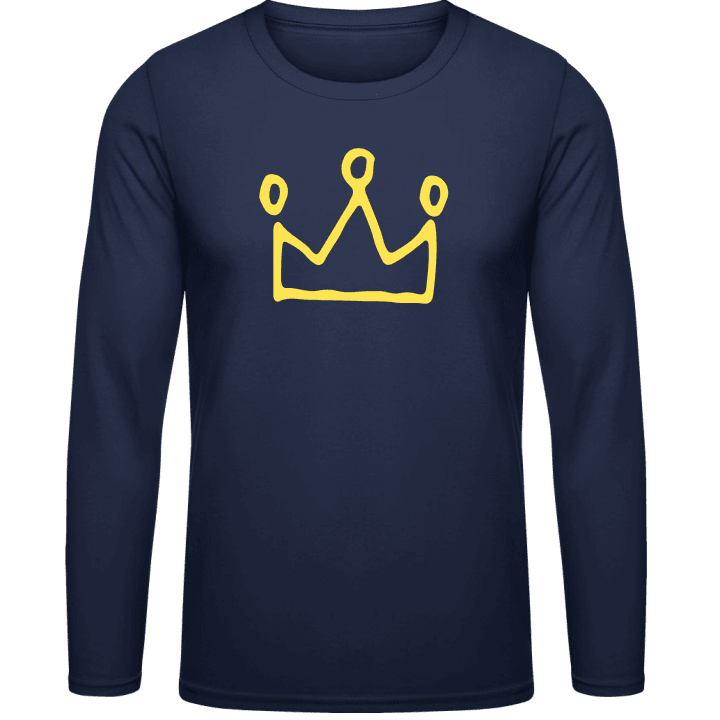 Crown Illustration T-shirt à manches longues contain pic