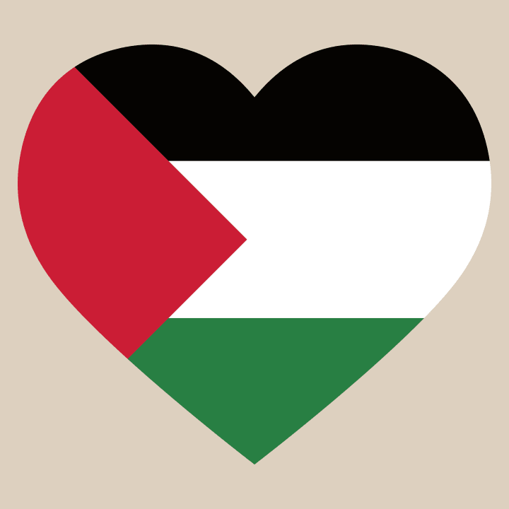 Palestine Heart Flag T-shirt til kvinder 0 image