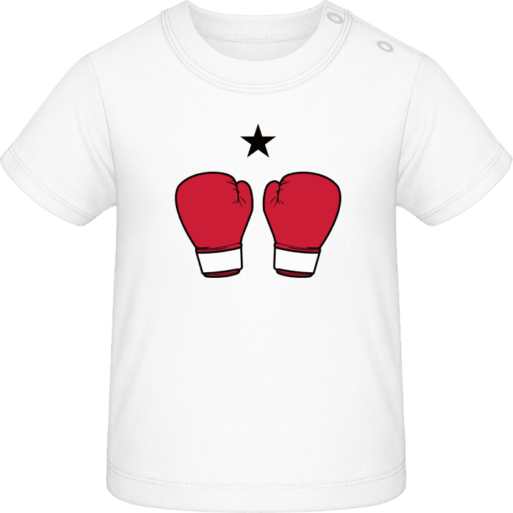 Boxing Gloves Star Baby T-skjorte contain pic