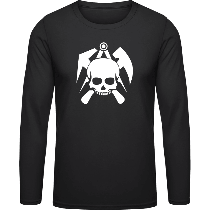 Roofing Skull Long Sleeve Shirt contain pic