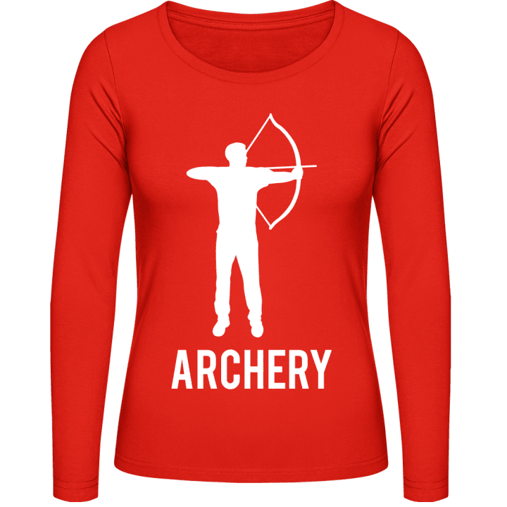 Archery T-shirt à manches longues pour femmes contain pic