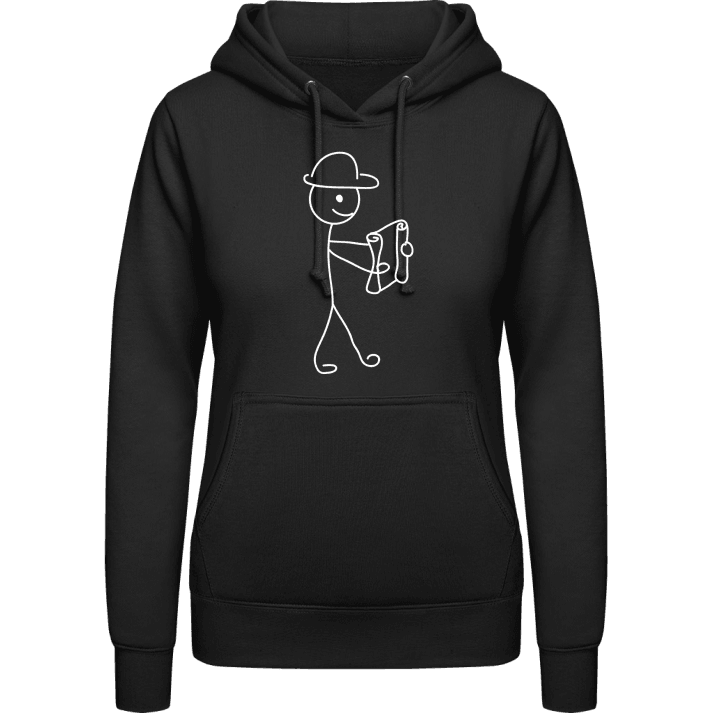 Construction Worker Walking Vrouwen Hoodie contain pic