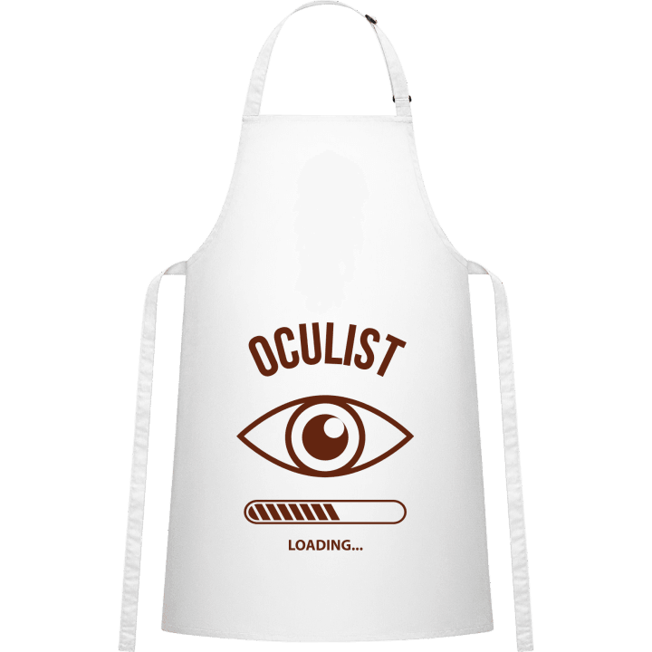 Oculist Loading Delantal de cocina contain pic