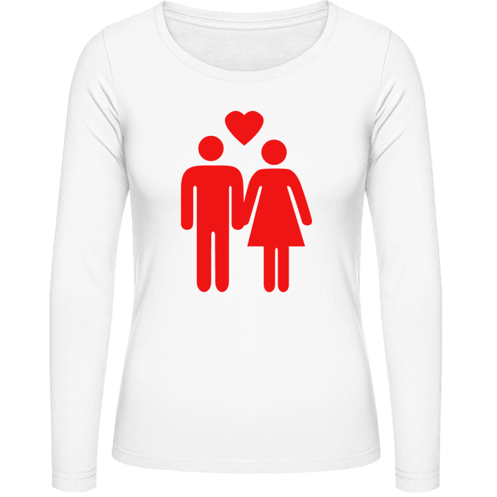 Couple Langermet skjorte for kvinner contain pic