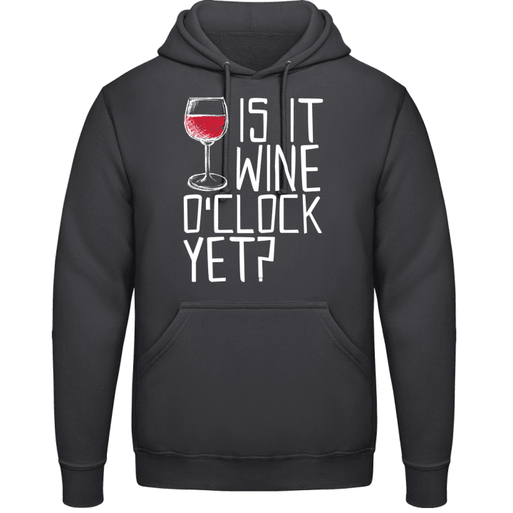 Is It Wine O´Clock Yet Felpa con cappuccio contain pic