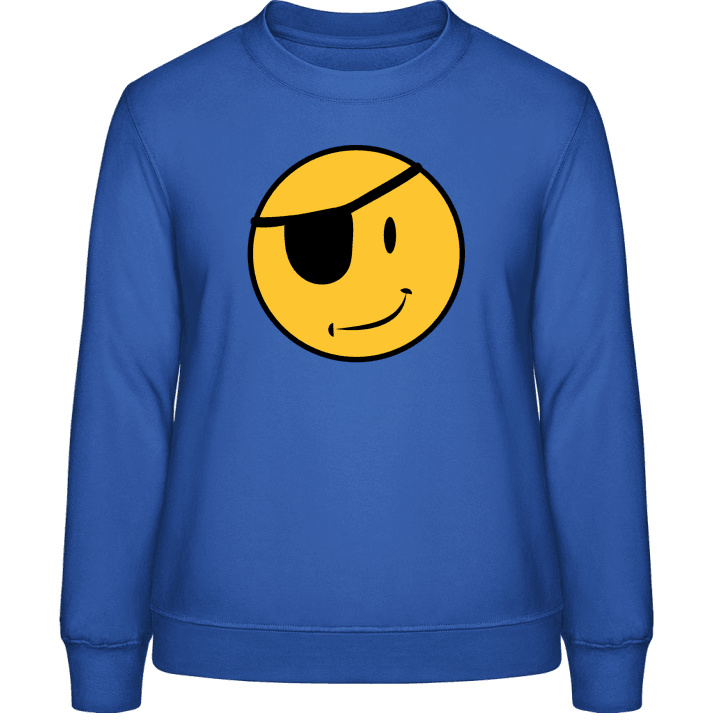 Pirate Eye Smiley Sweatshirt för kvinnor contain pic