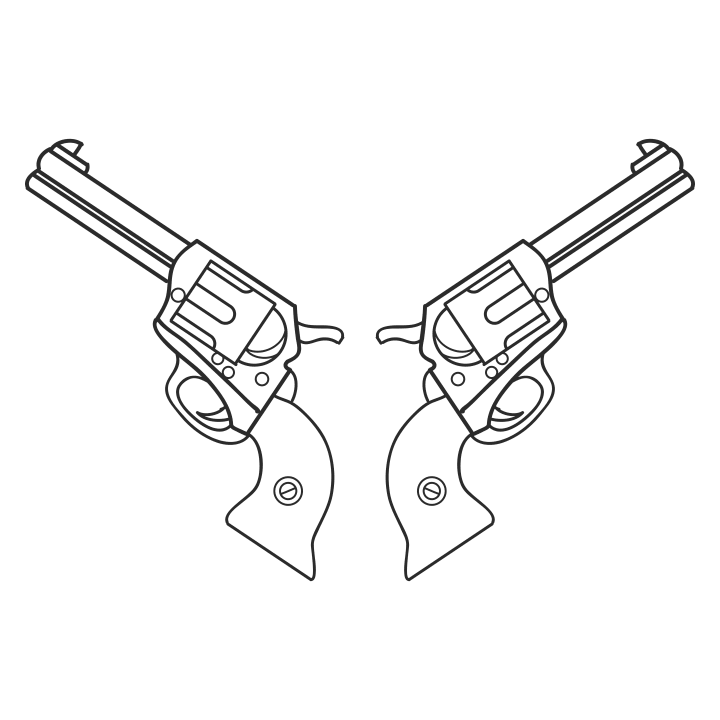 Revolvers Duel T-skjorte 0 image