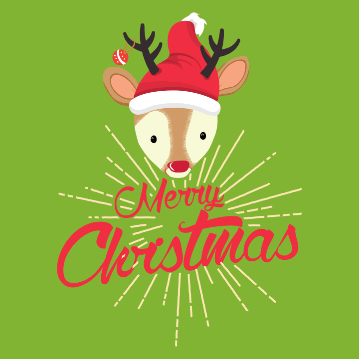 Merry Christmas Rudolph Shirt met lange mouwen 0 image