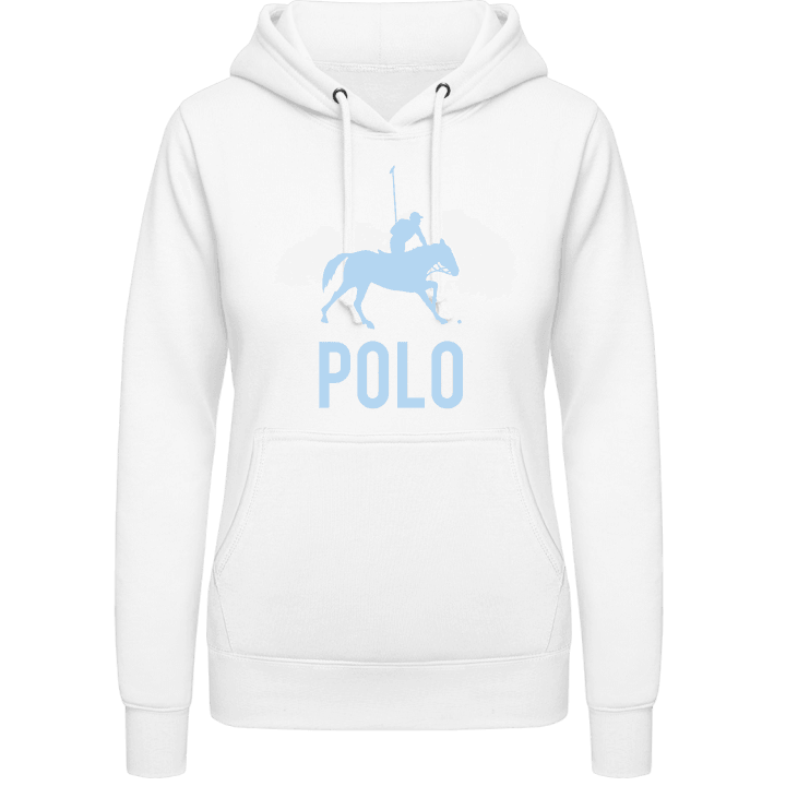 Polo Player Sudadera con capucha para mujer contain pic