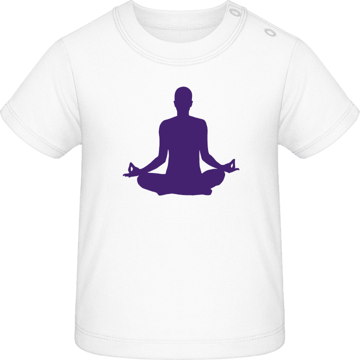 Yoga Meditation Scene T-shirt för bebisar contain pic