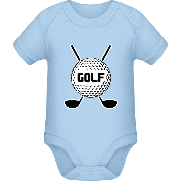 Golfball Schläger Baby Strampler contain pic