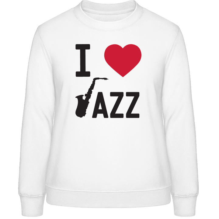 I Love Jazz Frauen Sweatshirt contain pic