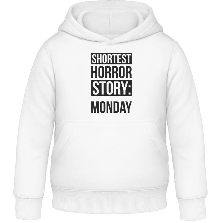 Shortest Horror Story Monday Kids Hoodie contain pic