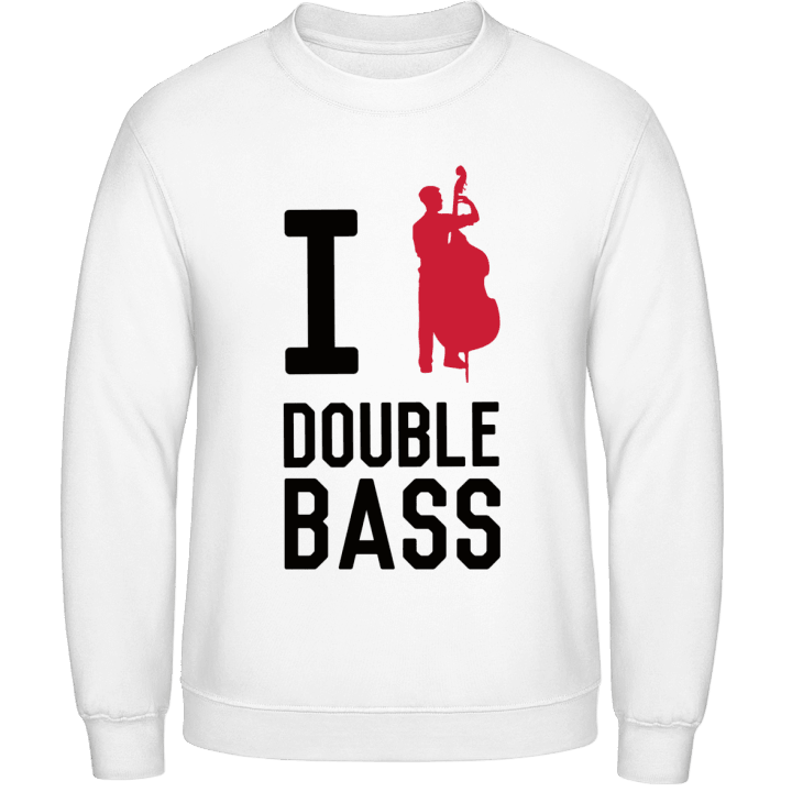 I Love Double Bass Tröja contain pic
