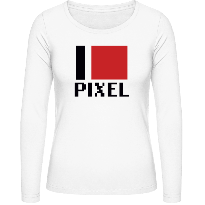 I Love Pixel Kvinnor långärmad skjorta 0 image
