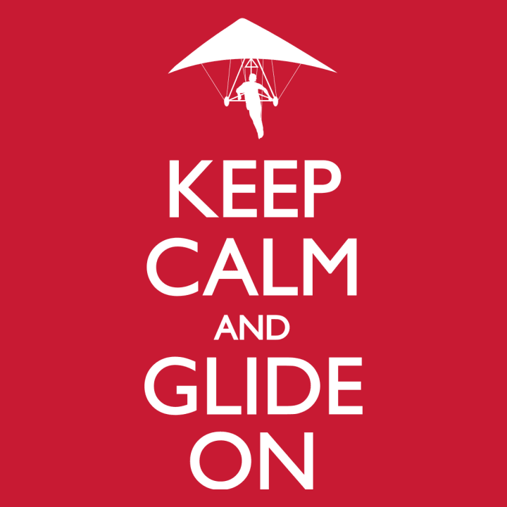 Keep Calm And Glide On Hang Gliding Vrouwen Lange Mouw Shirt 0 image