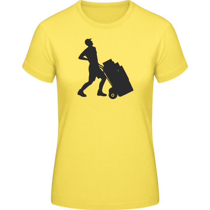 Postman At Work Vrouwen T-shirt contain pic