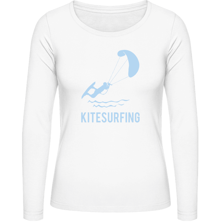 Kitesurfing Logo Camisa de manga larga para mujer contain pic