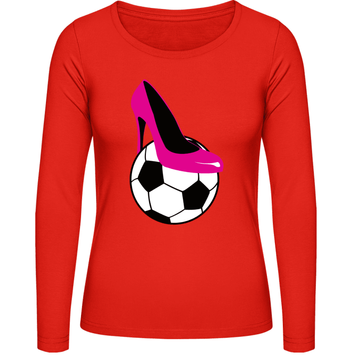 Womens Soccer Kvinnor långärmad skjorta contain pic