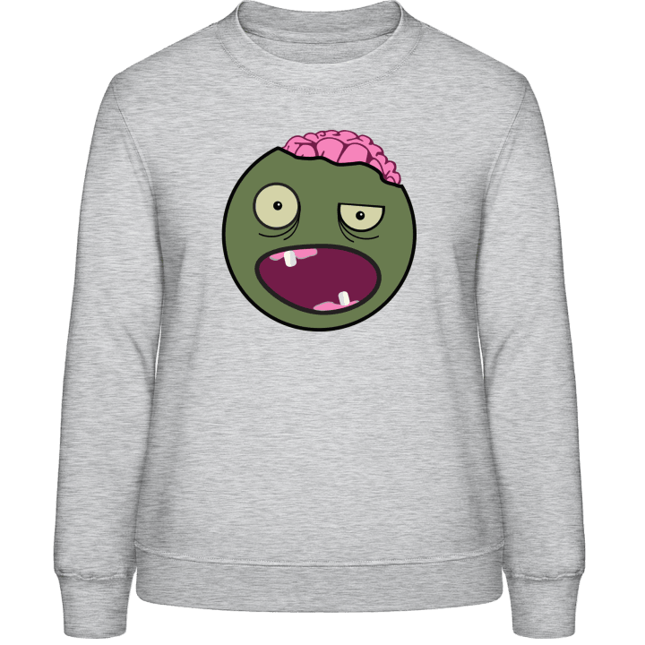 Zombie Brain Smiley Frauen Sweatshirt 0 image