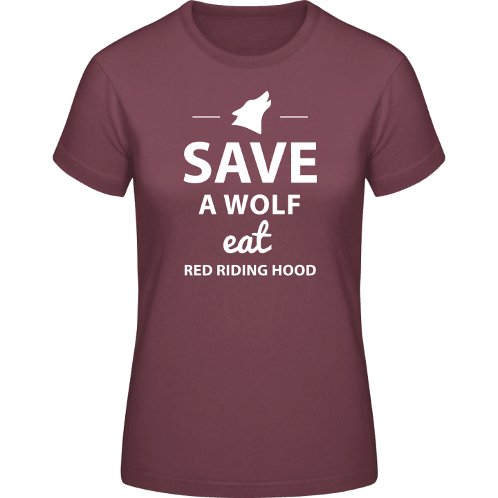 Save A Wolf T-skjorte for kvinner 0 image