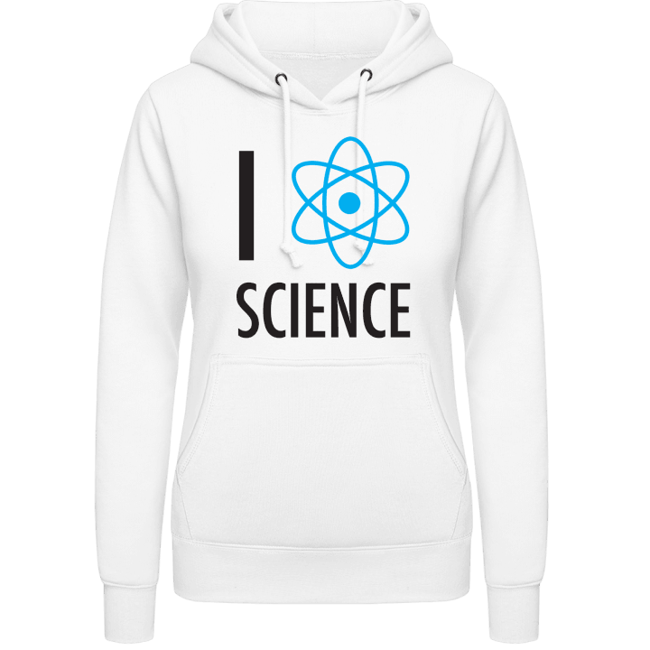 I heart Science Vrouwen Hoodie contain pic