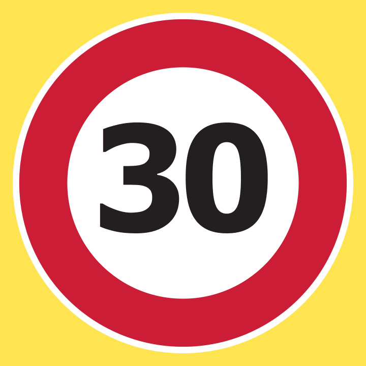 30 Speed Limit Hættetrøje 0 image