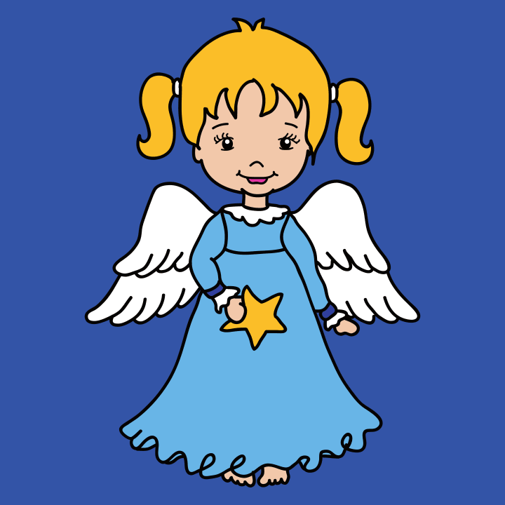Angel Girl With Star Women T-Shirt 0 image