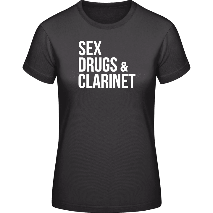 Sex Drugs And Clarinet T-skjorte for kvinner contain pic