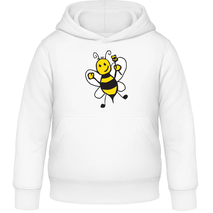 Happy Bee With Flower Kinder Kapuzenpulli 0 image