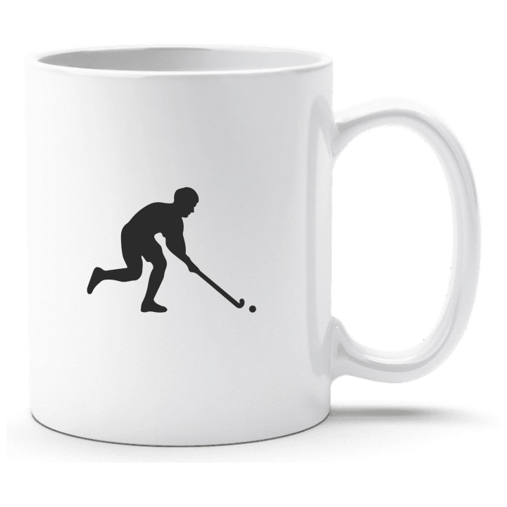 Field Hockey Player Silhouette Taza contain pic