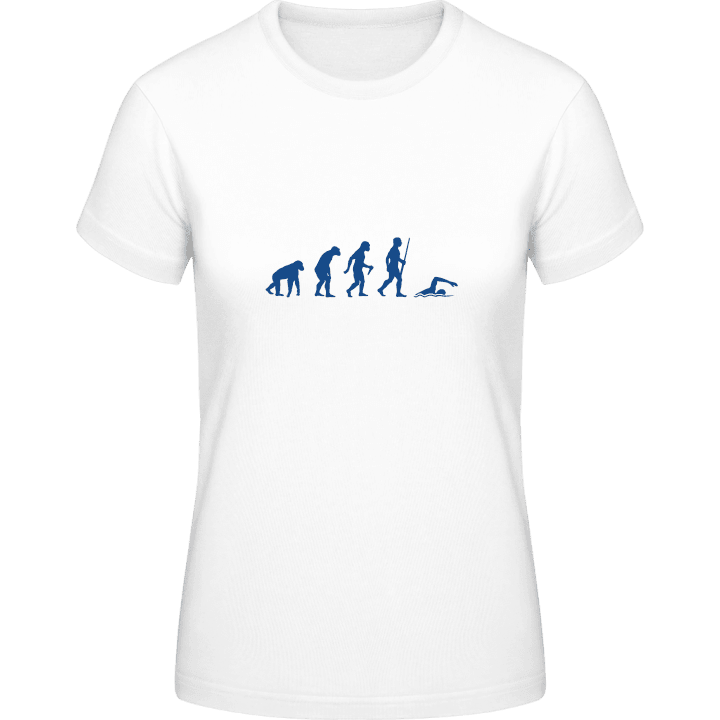 Swimmer Evolution T-shirt för kvinnor contain pic