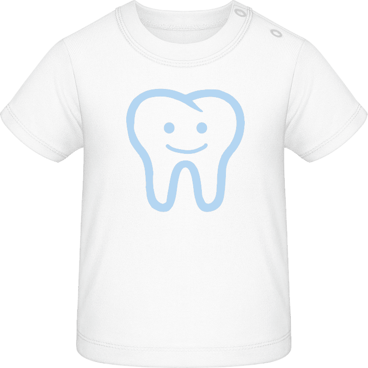 Happy Tooth Smiley T-shirt för bebisar contain pic