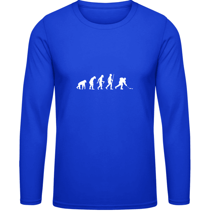 Ice Hockey Player Evolution T-shirt à manches longues contain pic