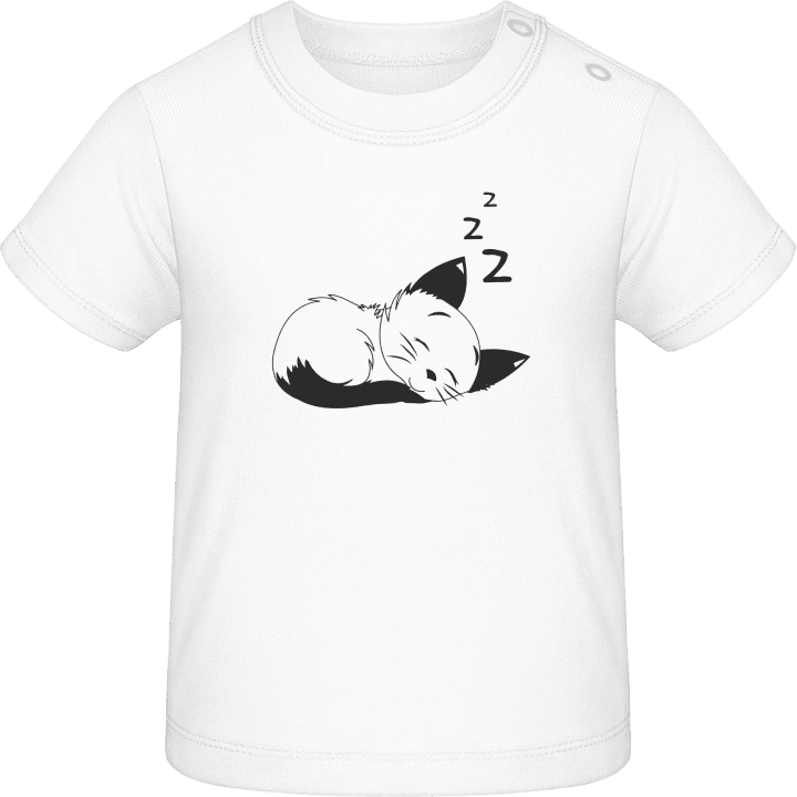 Sleeping Cat Baby T-Shirt 0 image