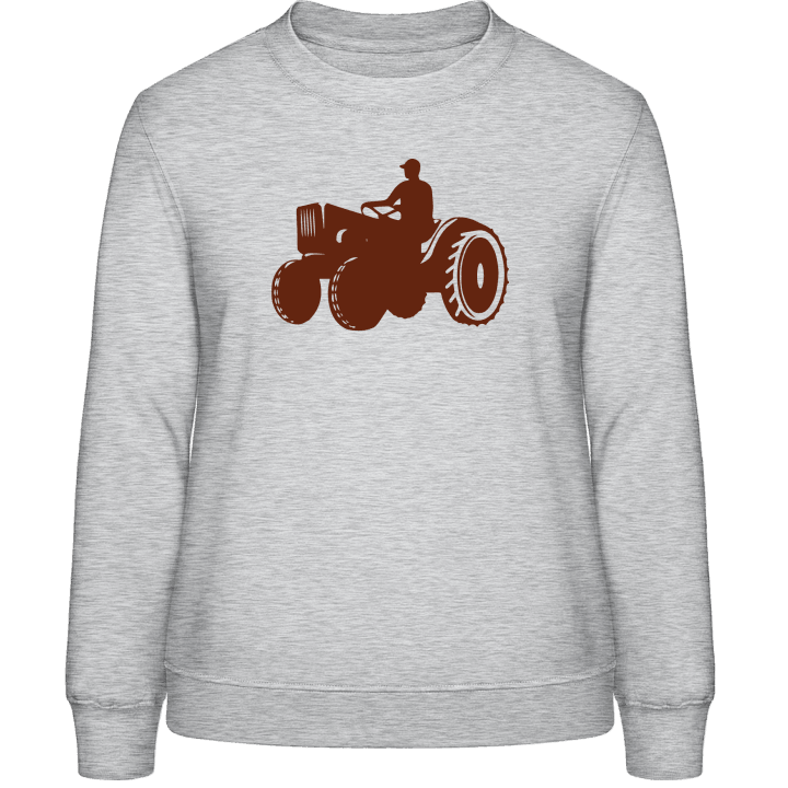 Farmer With Tractor Frauen Sweatshirt contain pic