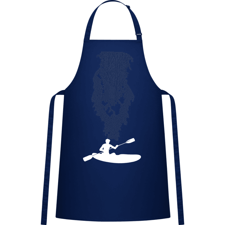 Rafting Silhouette Kitchen Apron contain pic