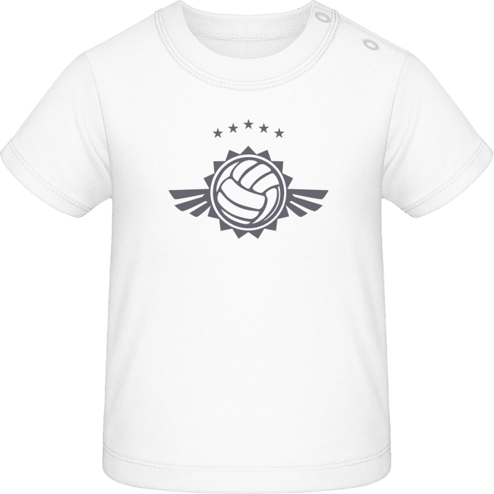 Volleyball Logo Winged Baby T-skjorte contain pic
