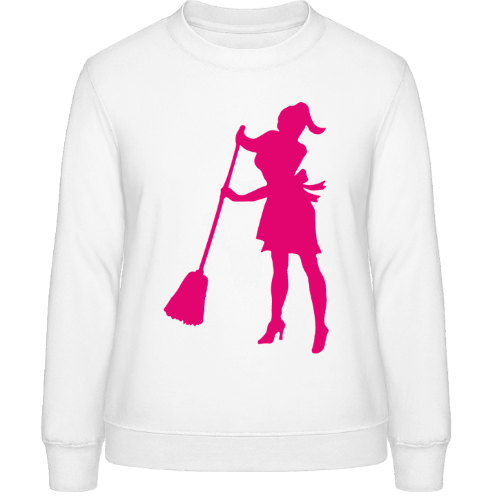 Putzfrau Icon Frauen Sweatshirt contain pic