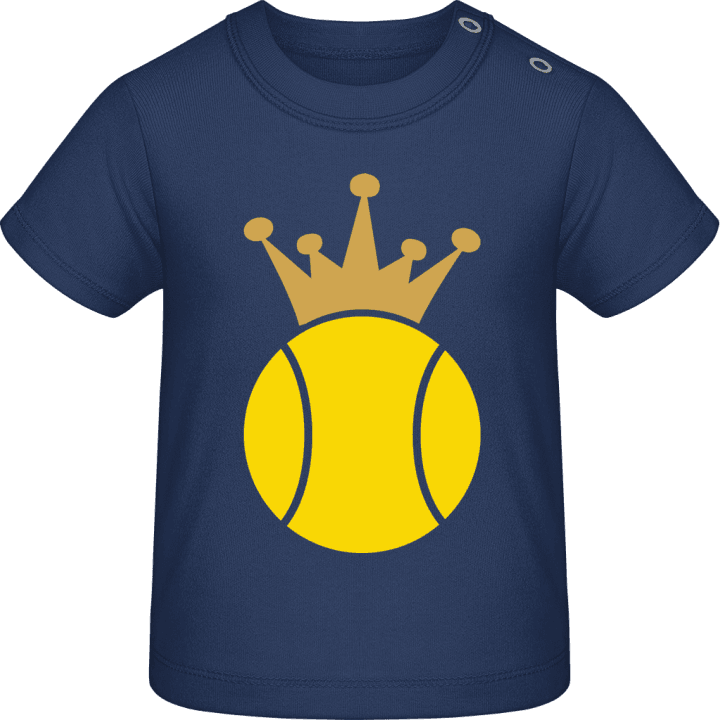Tennis Ball And Crown Baby T-skjorte contain pic