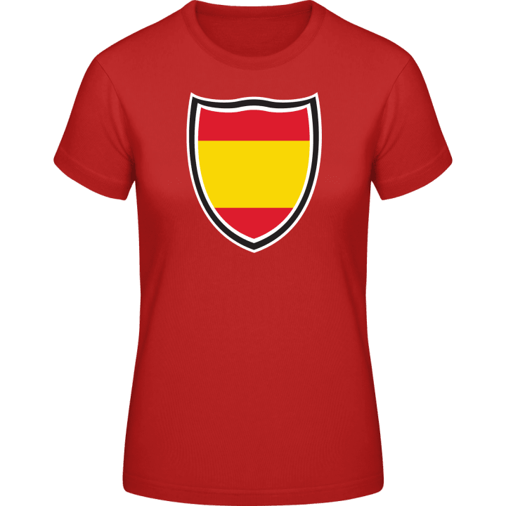 Spain Shield Flag T-shirt för kvinnor contain pic